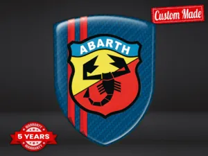 Fiat Abarth Emblemas Relieve Auto Modernos Máximo Estilo Pro